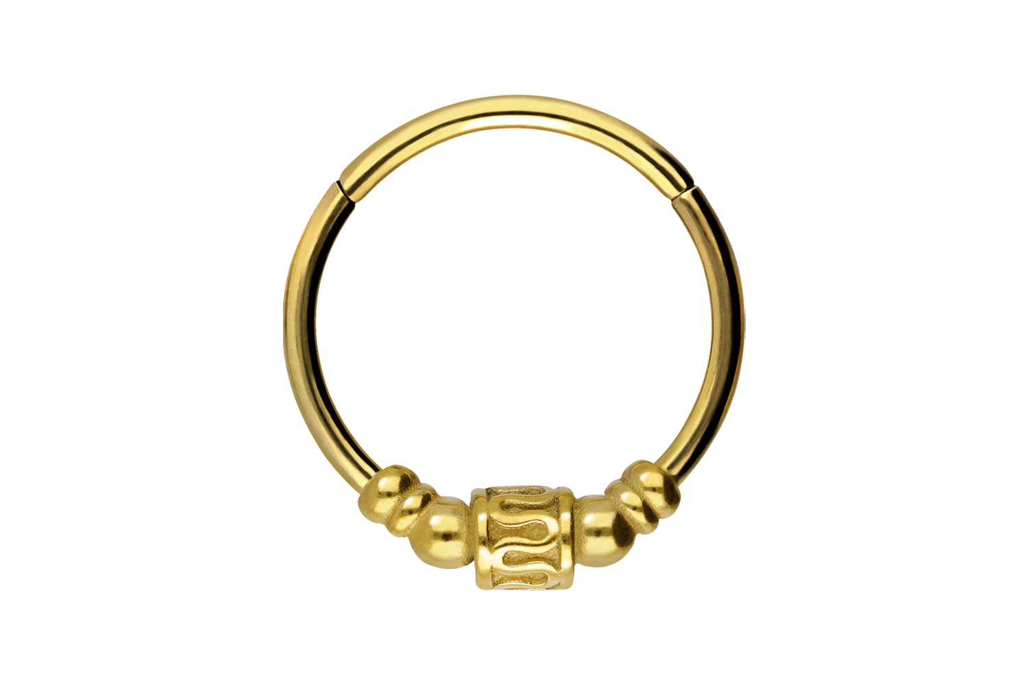 Chirurgenstahl Segmentring Clicker Piercing ETHNO-DESIGN